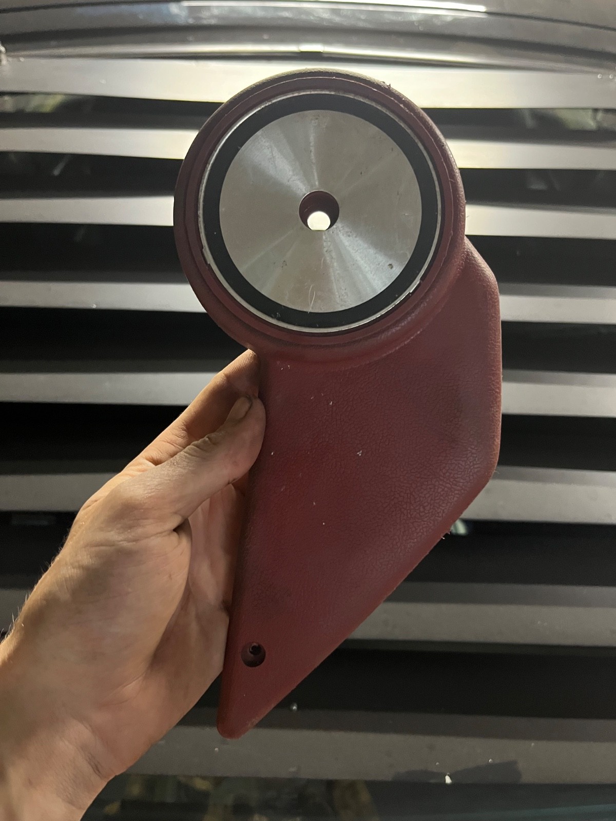 1975 AMC Matador Coupe Left Seat Hinge Plastic Cap Cover No Cracks