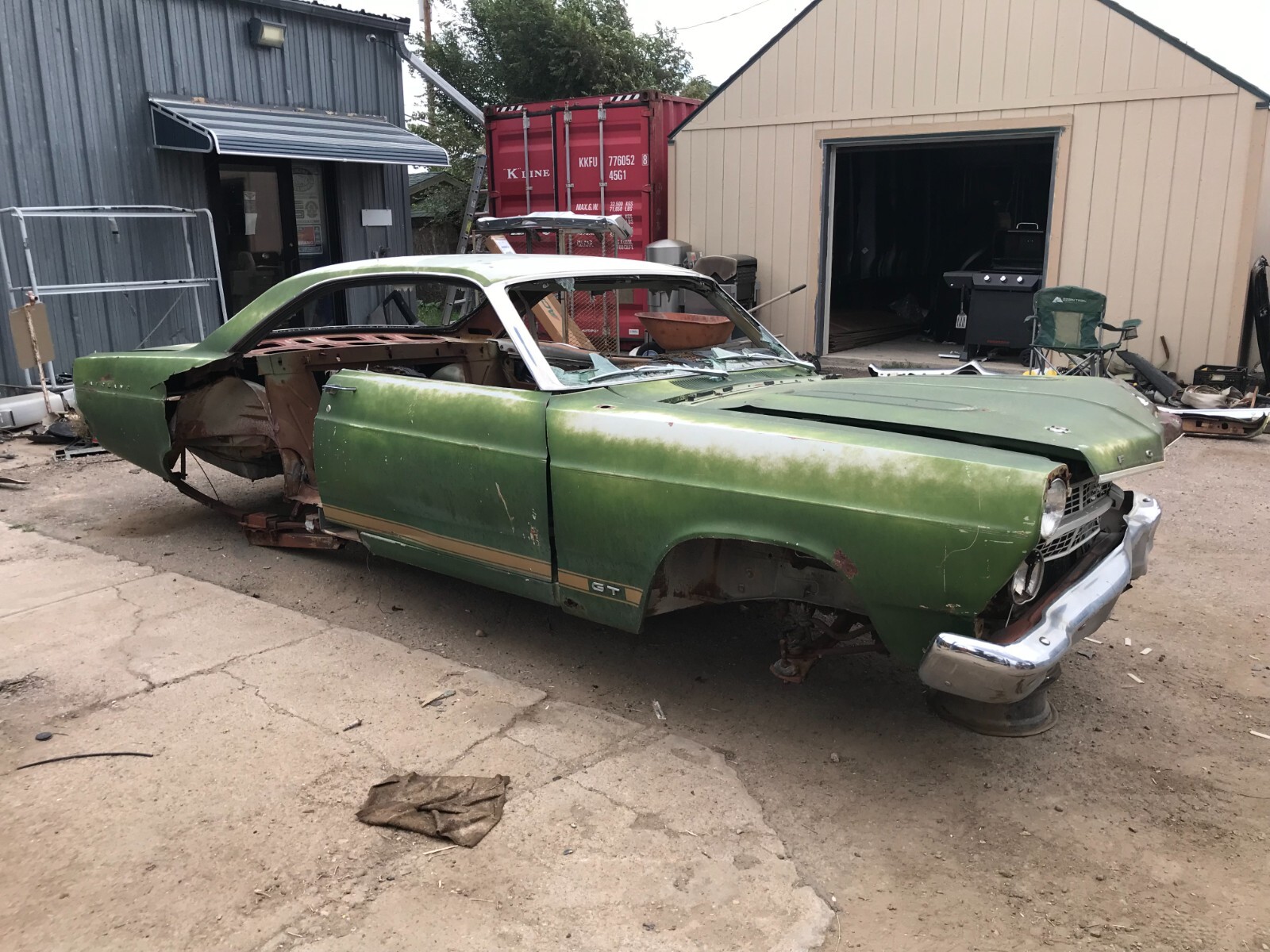 1966 1967 MERCURY COMET FORD FAIRLANE 2 DOOR HARD TOP HEADLINER BOWS PARTS CAR