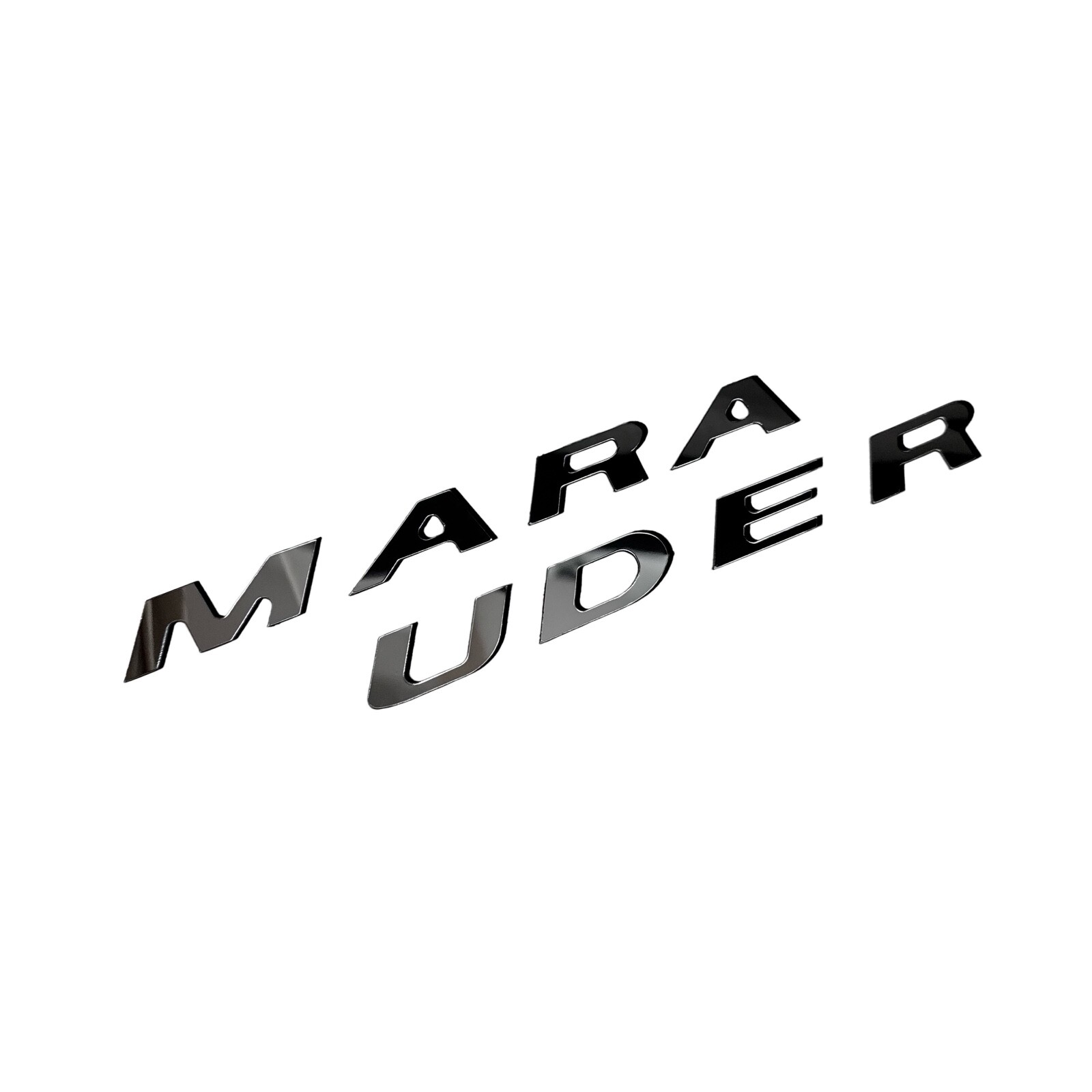 BDTrims | Chrome Bumper Letters for Mercury Marauder 2000 2004 Plastic Inserts