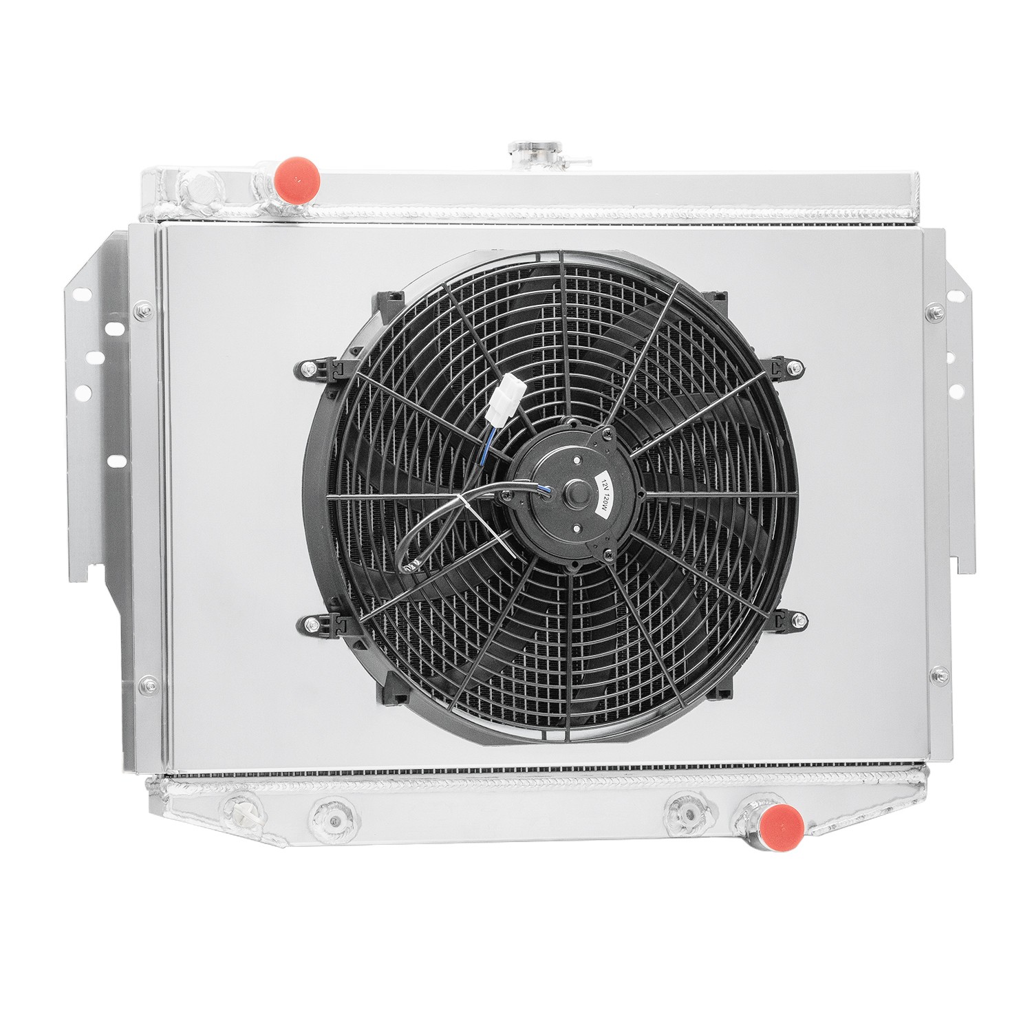 4 Row Radiator Shroud Fan For 1980-83 Dodge Diplomat Mirada/ Plymouth Caravelle