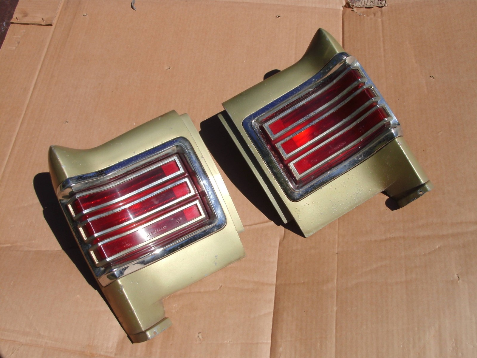 1966 Plymouth Satellite Belvedere II Tail Light & Quarter Extension Pr Mopar 66