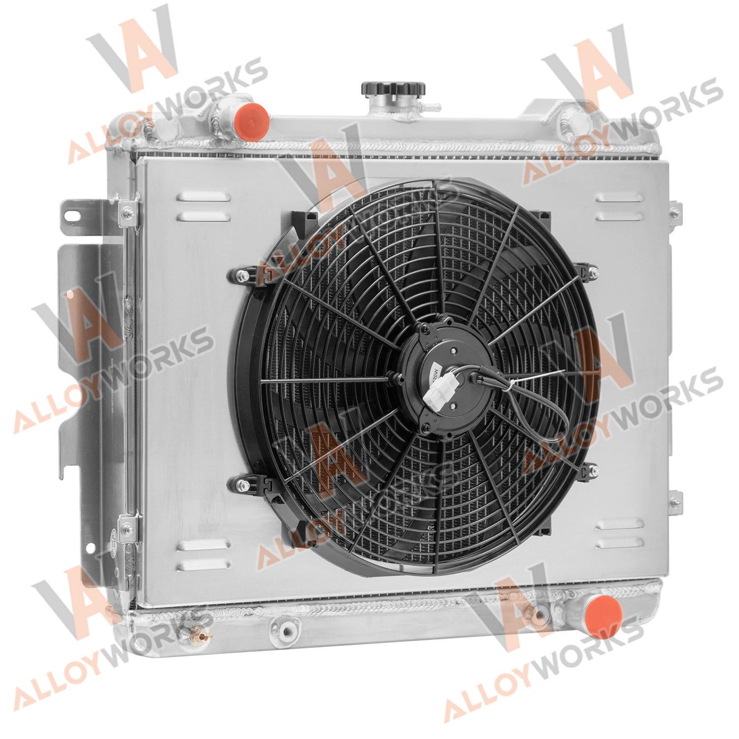 Upgrade 3 Row Radiator Shroud FanFor 1974-76 Dodge Dart 76-79 Chrysler Valiant.