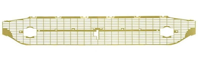 OER TF400279 1957 Chevrolet Bel Air, Front Grill, Stock Style, Gold Anodized