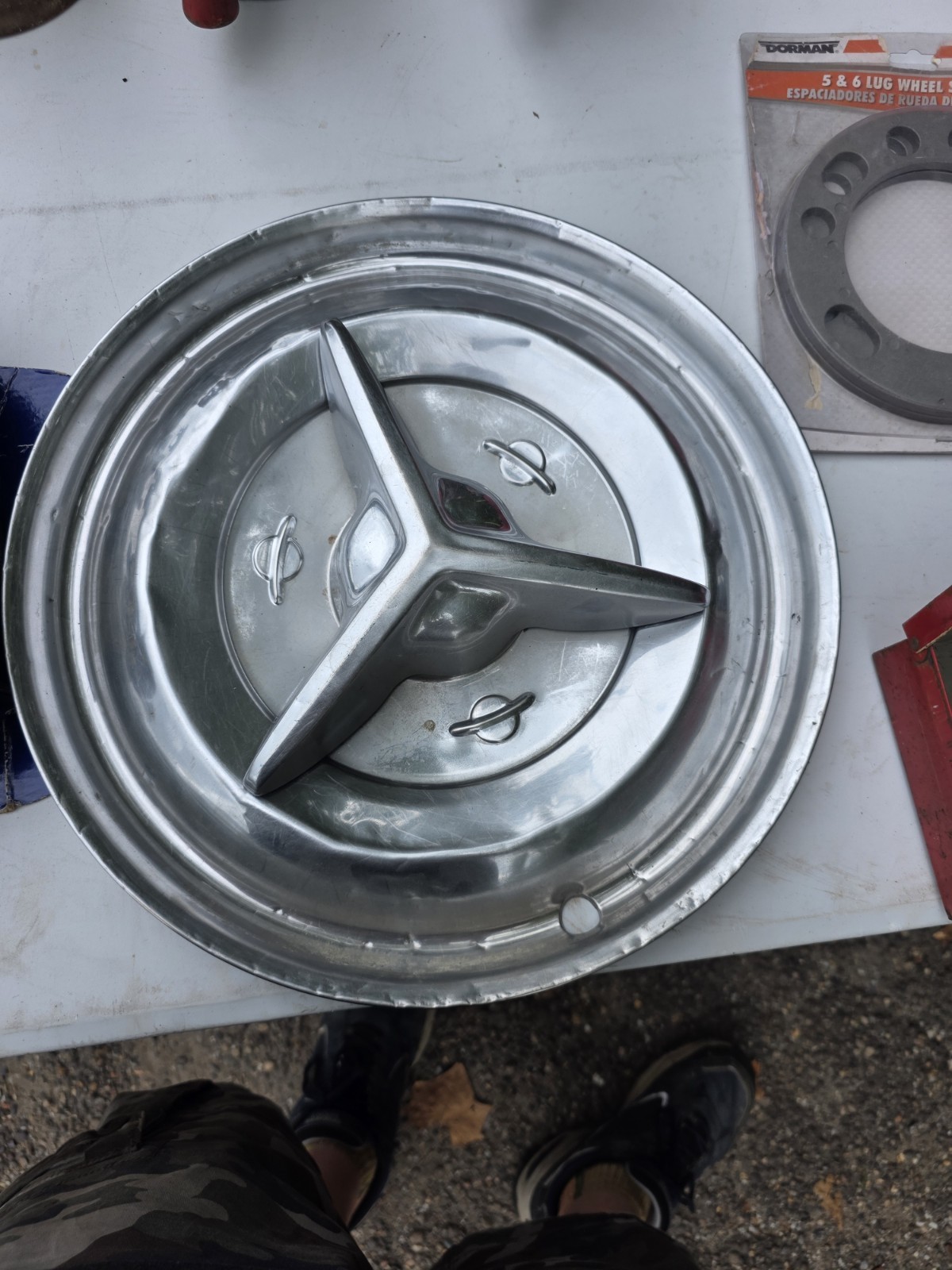 1956 Oldsmobile Starfire Fiesta Convertible Hub Cap Wheel Cover. Dings. Dents