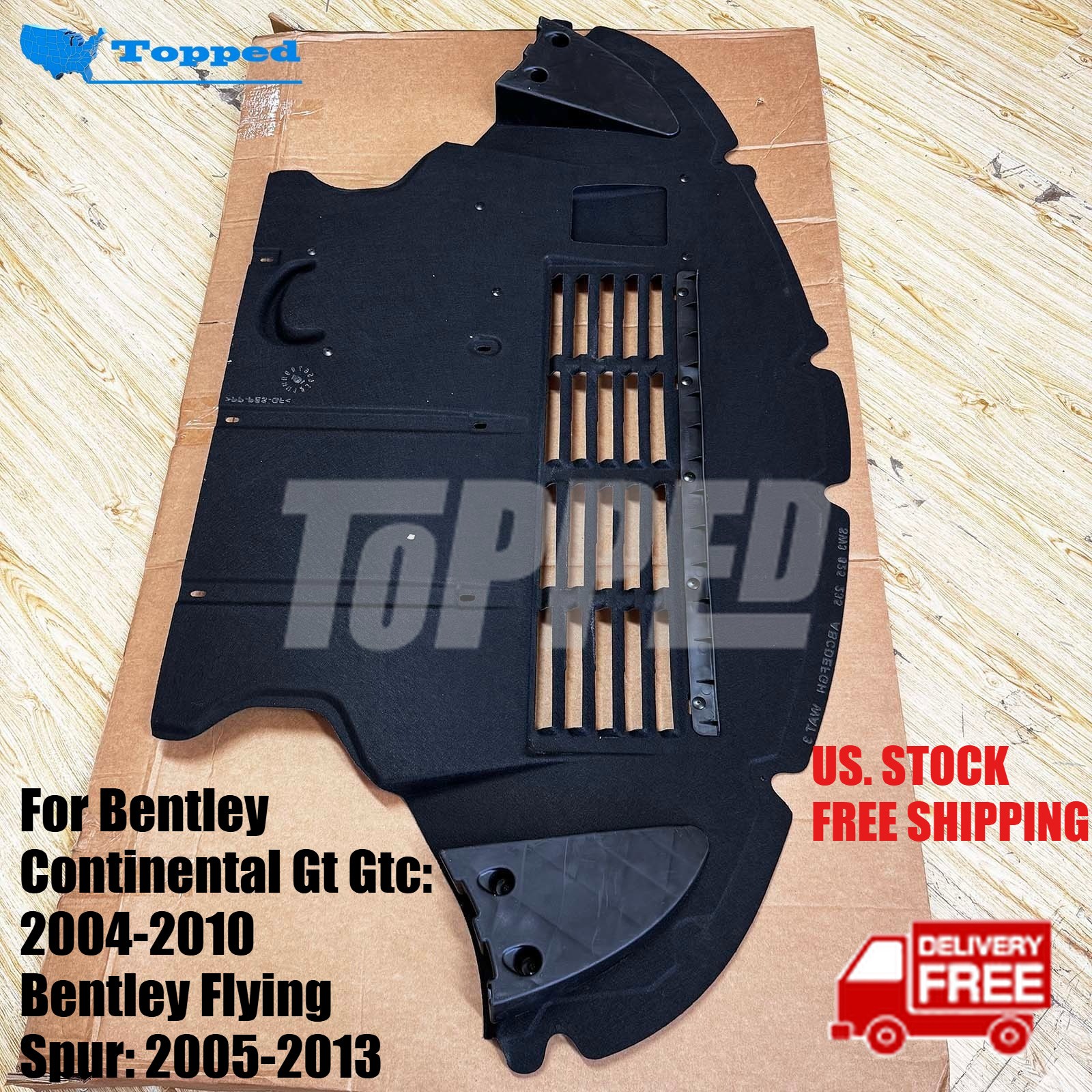 Engine Splash Shield Undershield for Bentley Continental Gt Gtc Flying Spur