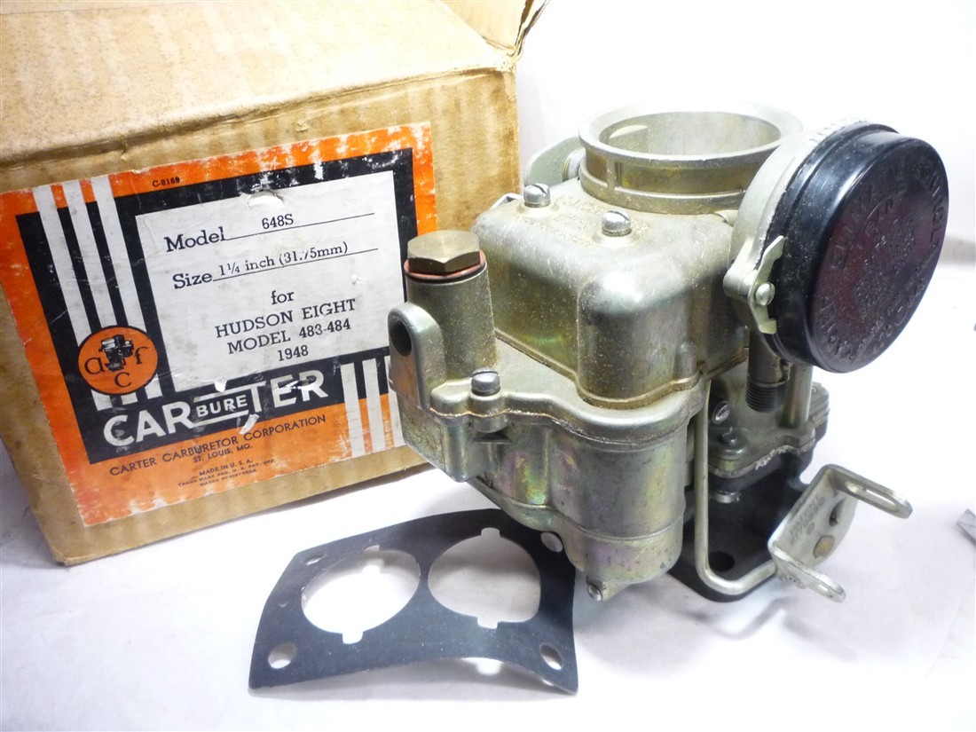 1948 Hudson Commodore & Super Eight new Carter 2bbl carburetor