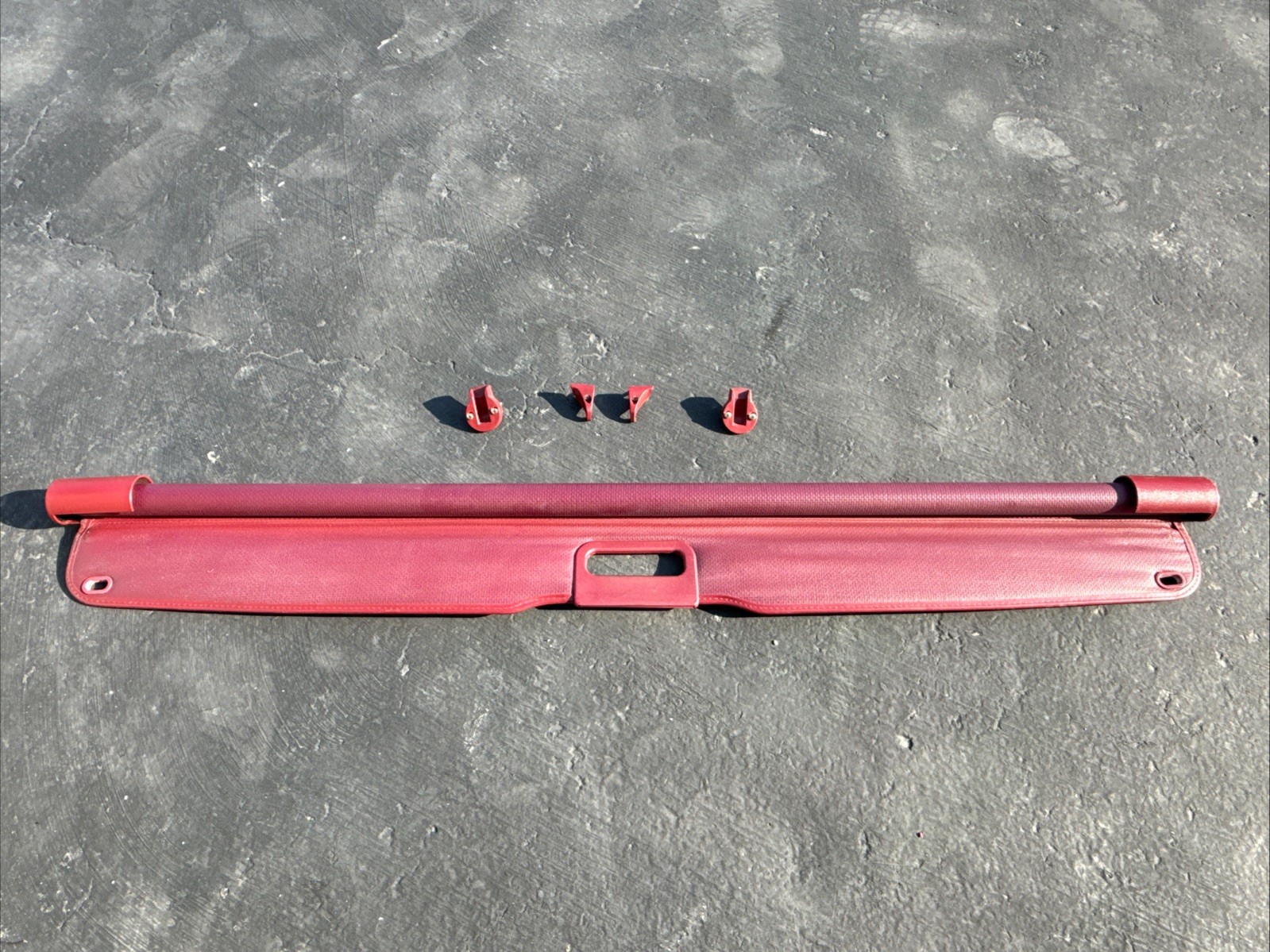 1987 Plymouth Turismo Dodge Charger Shelby OEM Used Rear Cargo Cover Maroon GC