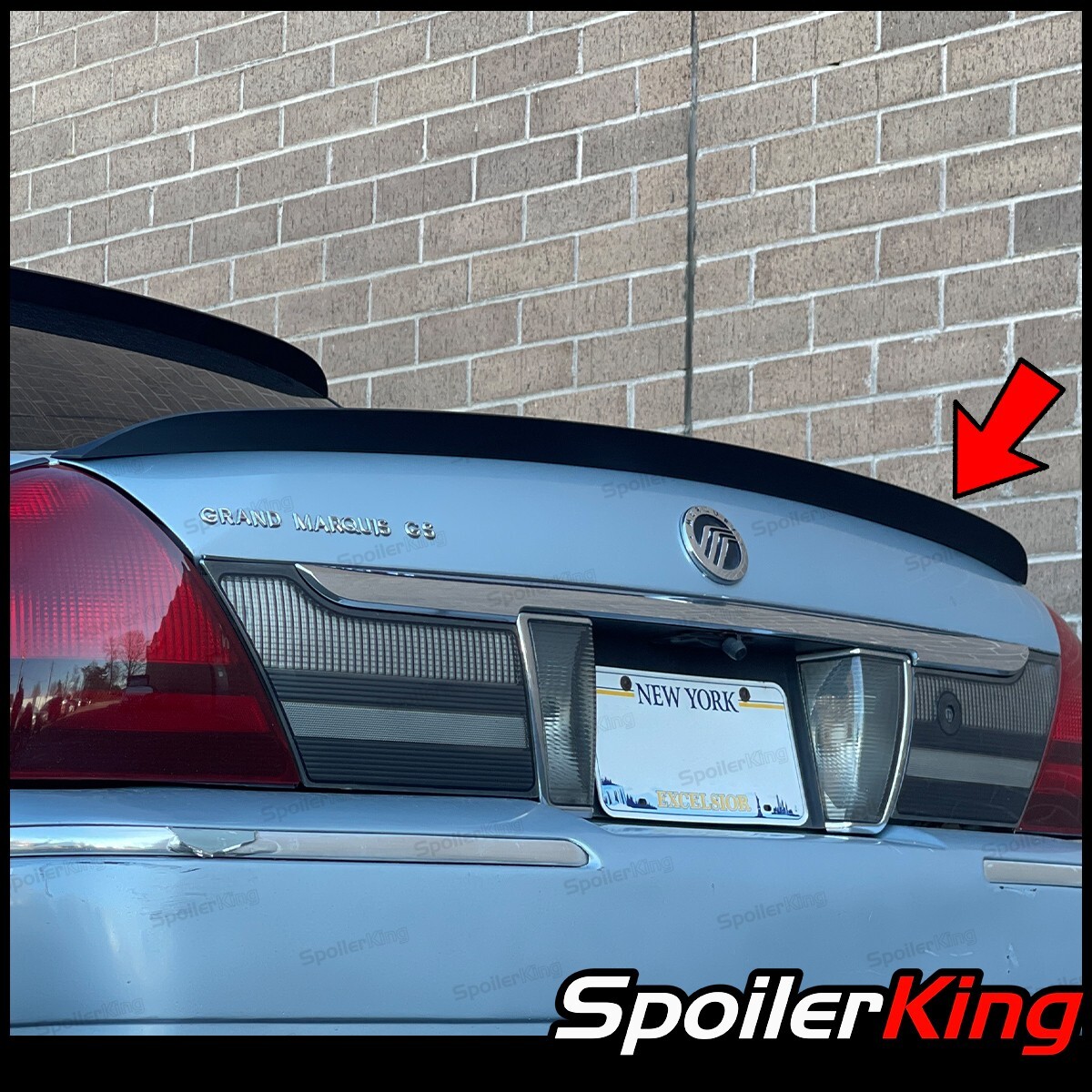 Rear Duckbill Trunk Spoiler Fits Mercury Marauder 2003-2004 SpoilerKing 284G