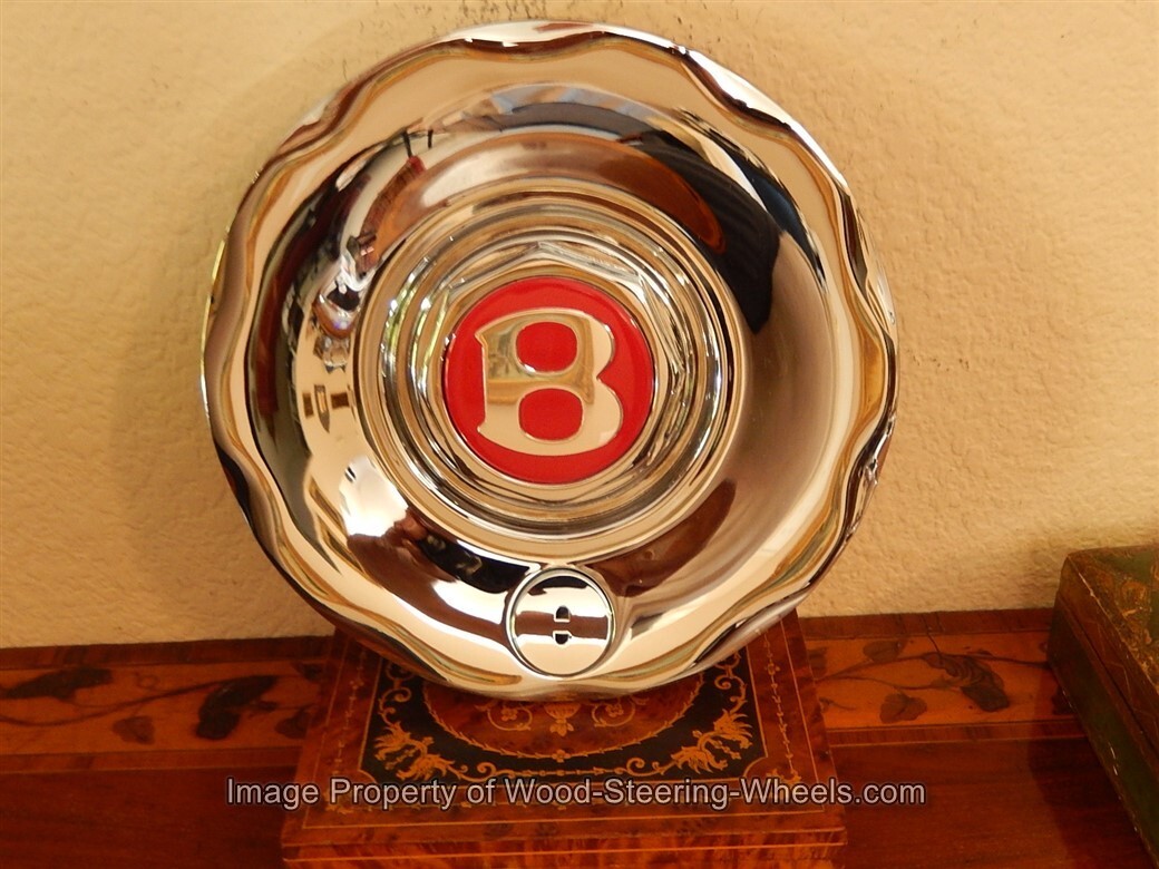 NEW   Bentley CHROME Hub Cap Azure 1998 - 2000 fits Chrome Wheels 17\