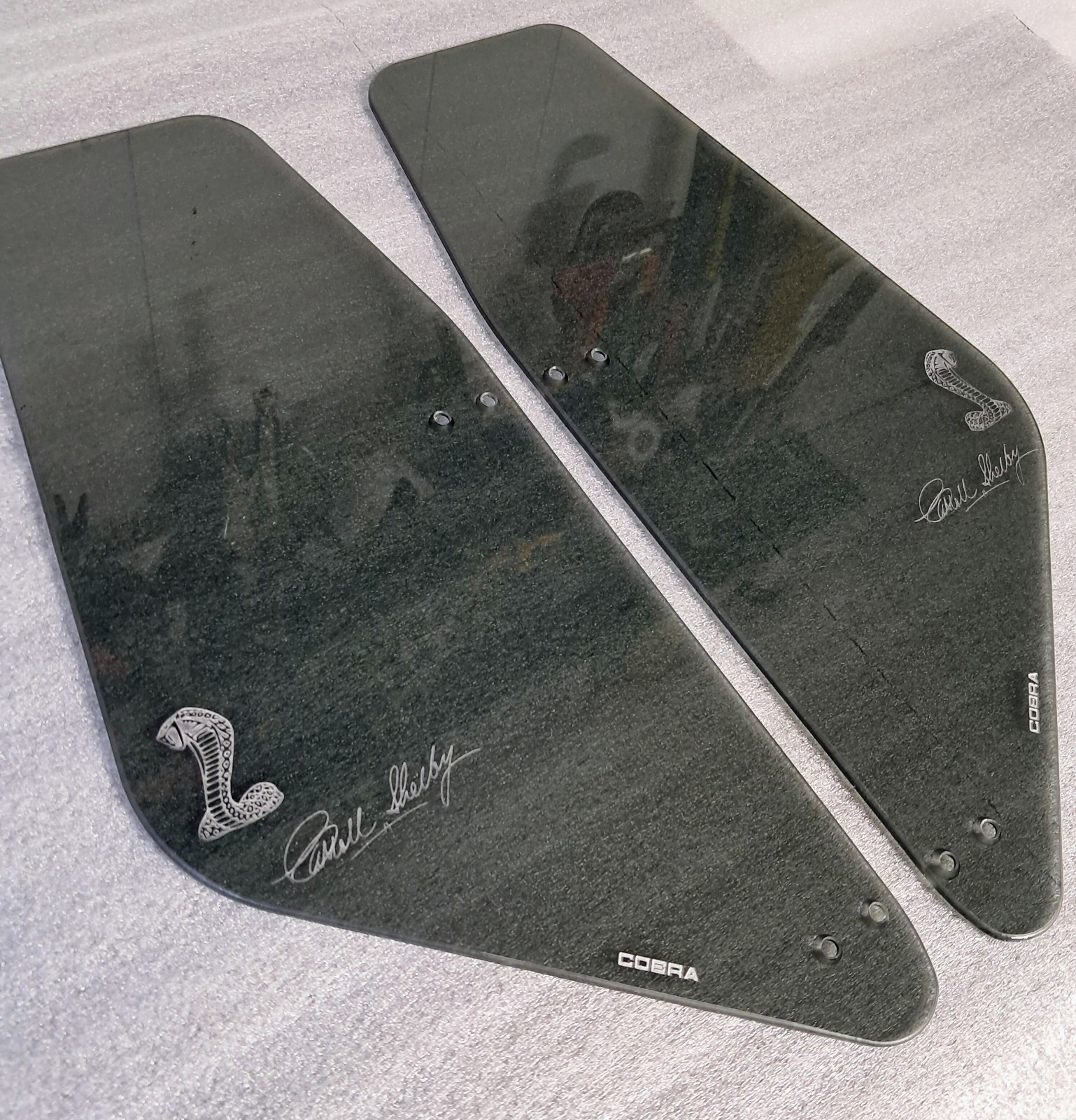 Custom Shelby Cobra /Factory Five/Replacement Windwings TINTED  SNAKES /CS Auto.