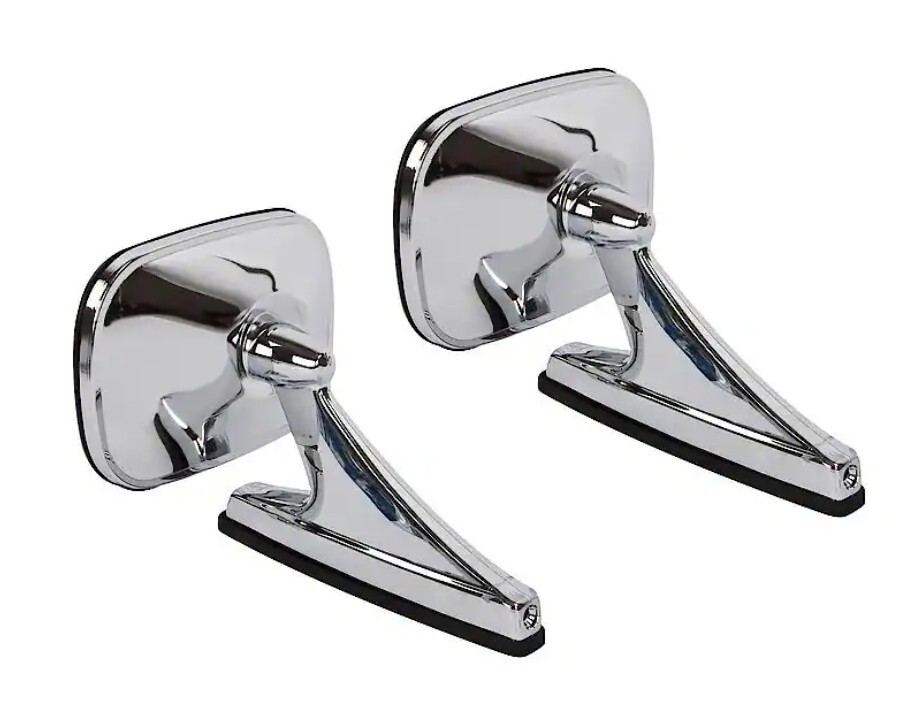 1964-79 FORD TORINO RANCHERO FAIRLANE CHROME DOOR MIRRORS LH&RH PAIR