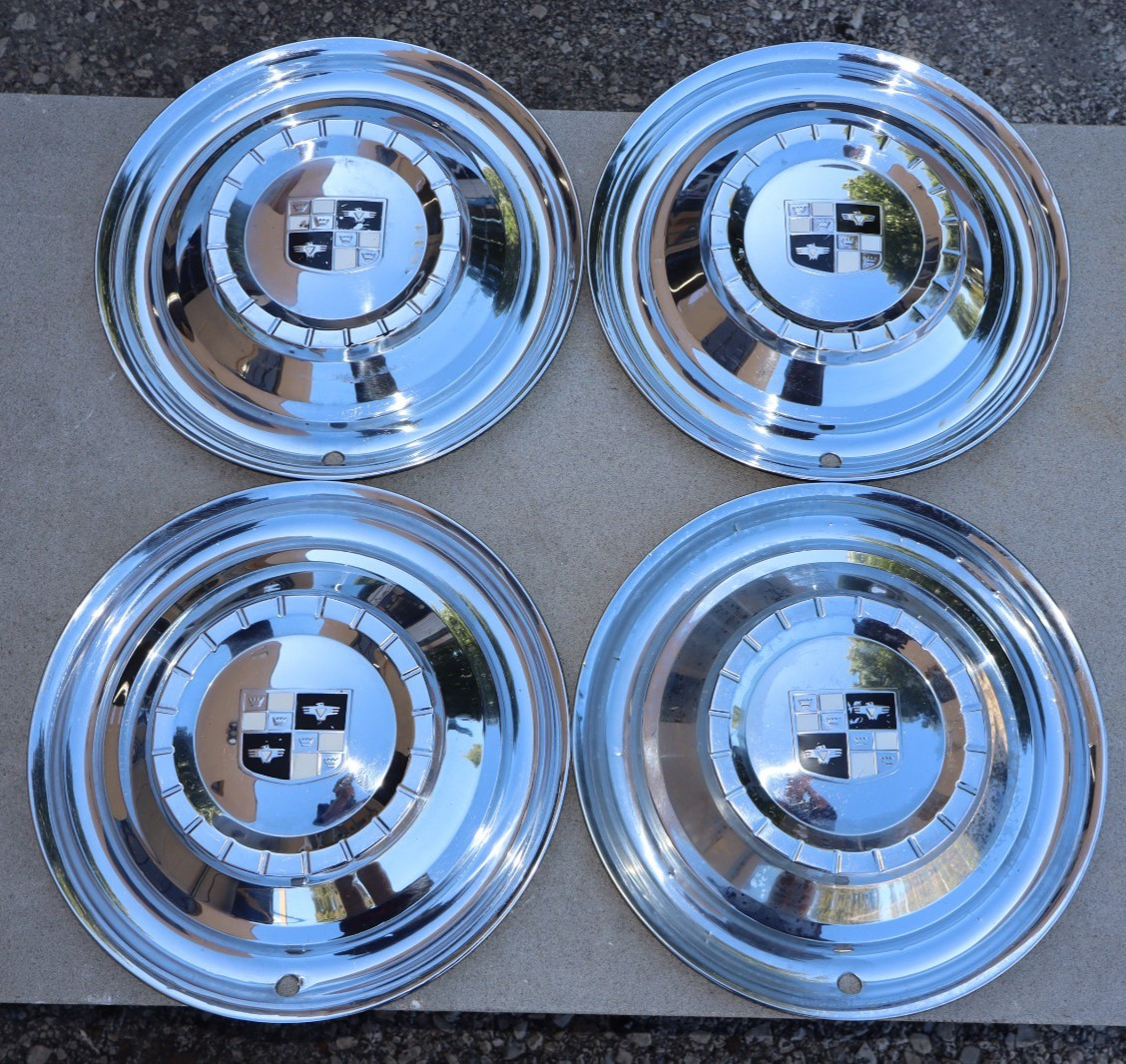 1956 1957 1958 STUDEBAKER HUBCAPS 15\