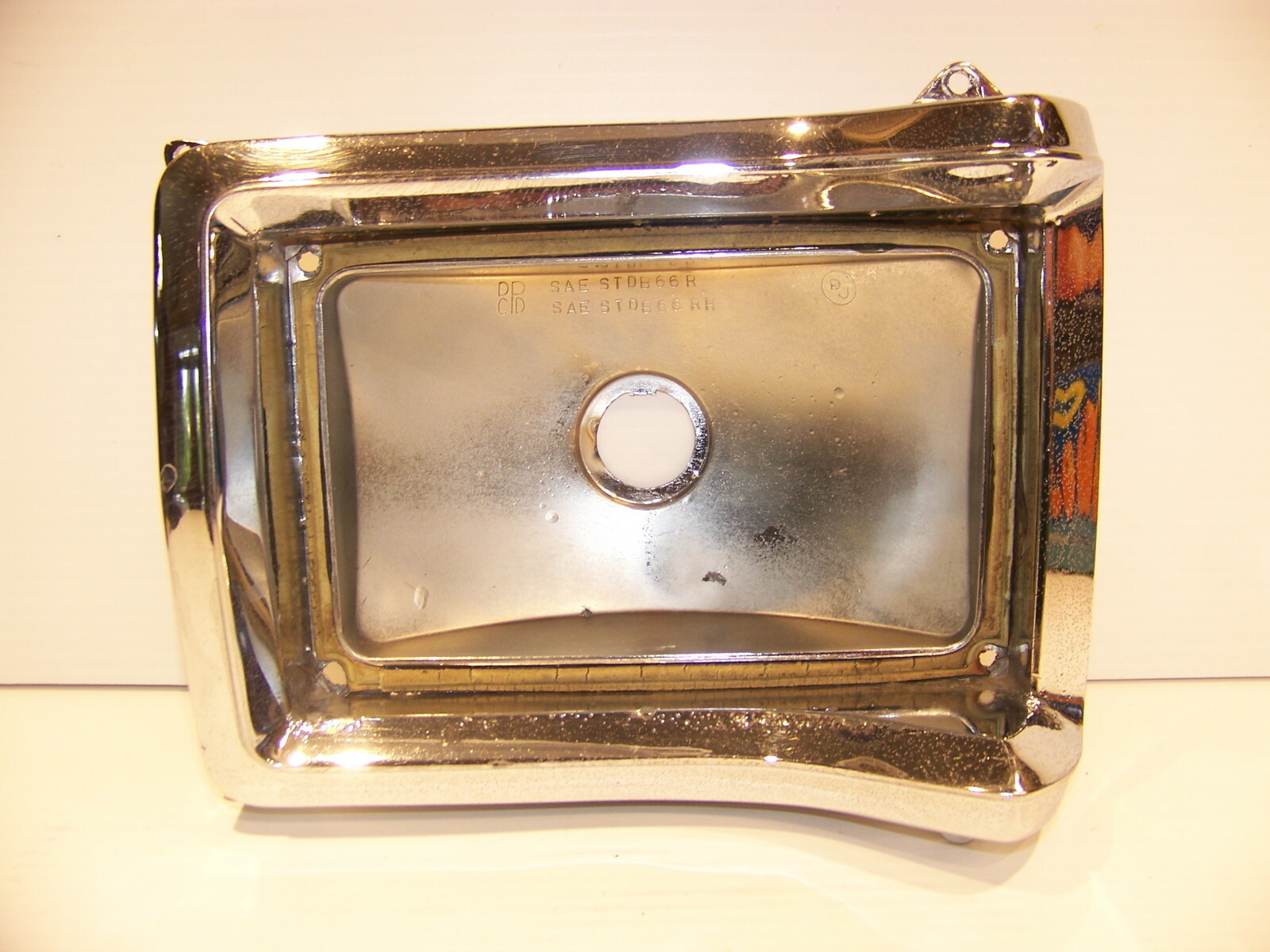1966 PLYMOUTH BELVEDERE RH TAILLIGHT BEZEL OEM #2575134