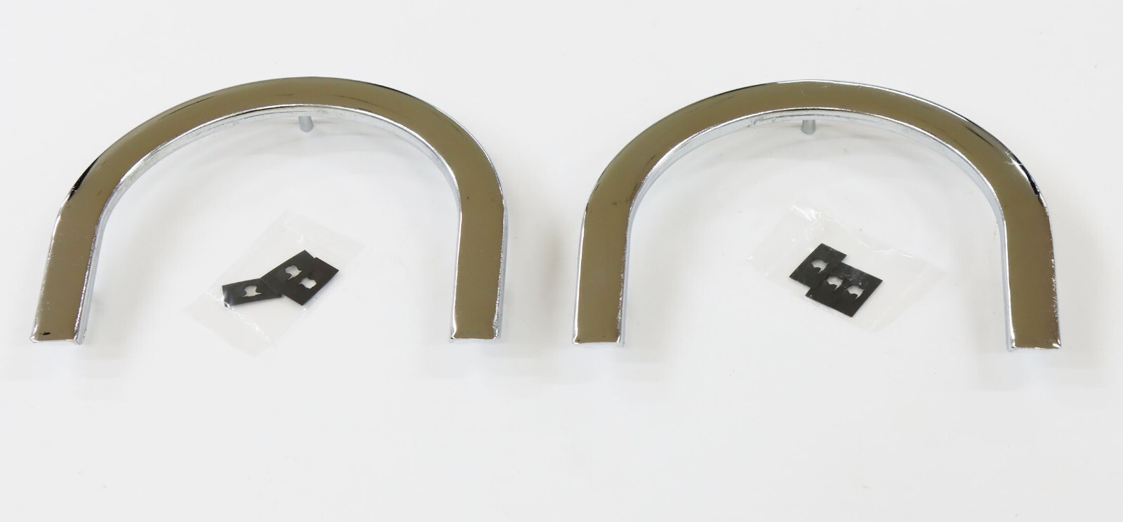NEW 1968 68 Mercury Cougar XR7-G chrome exhaust trim rear valance *pair*