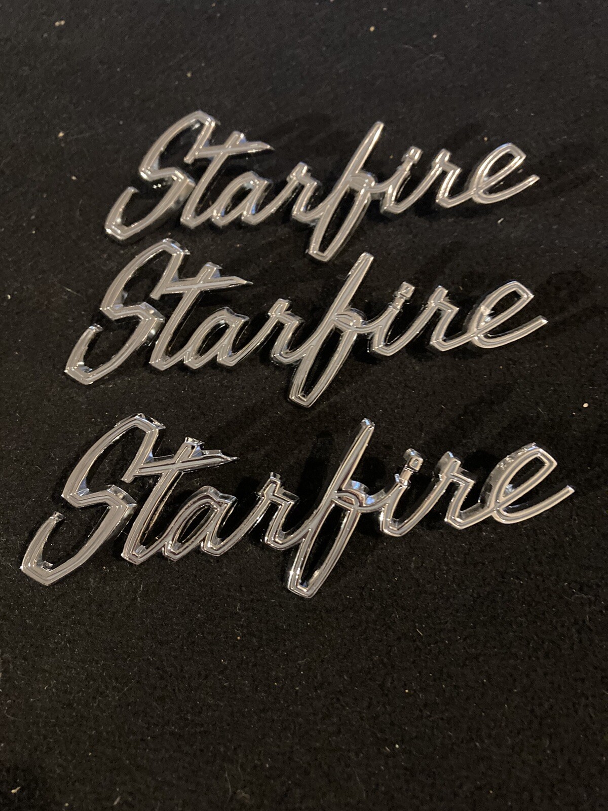 ✅ 1964 Starfire emblems 3 NORS 64 Olds Reproduction