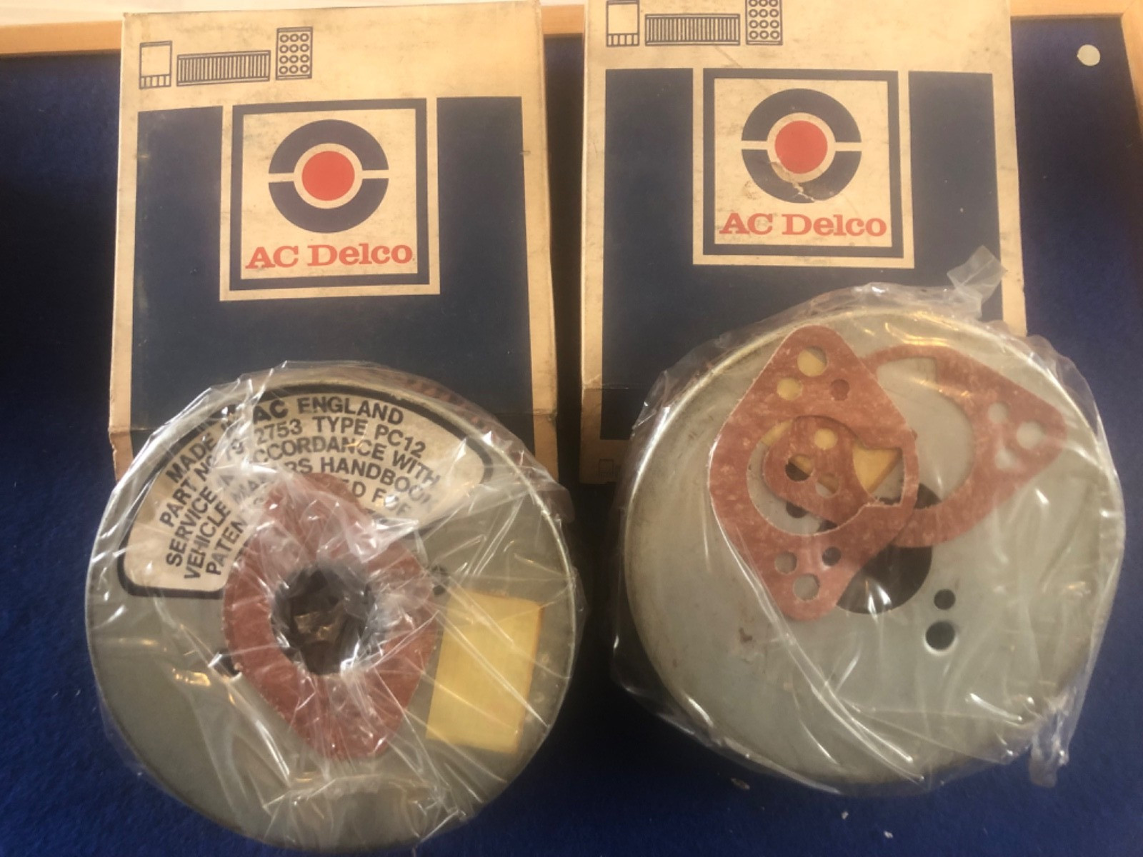 Pair of Air Filter AC Delco PC12 Triumph Dolomite GT6 1500 TC 2000 Vitesse  NOS