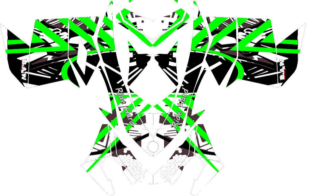 Graphic Kit Vinyl Wrap Decals Sticker 2008 2012 Ski Doo XP