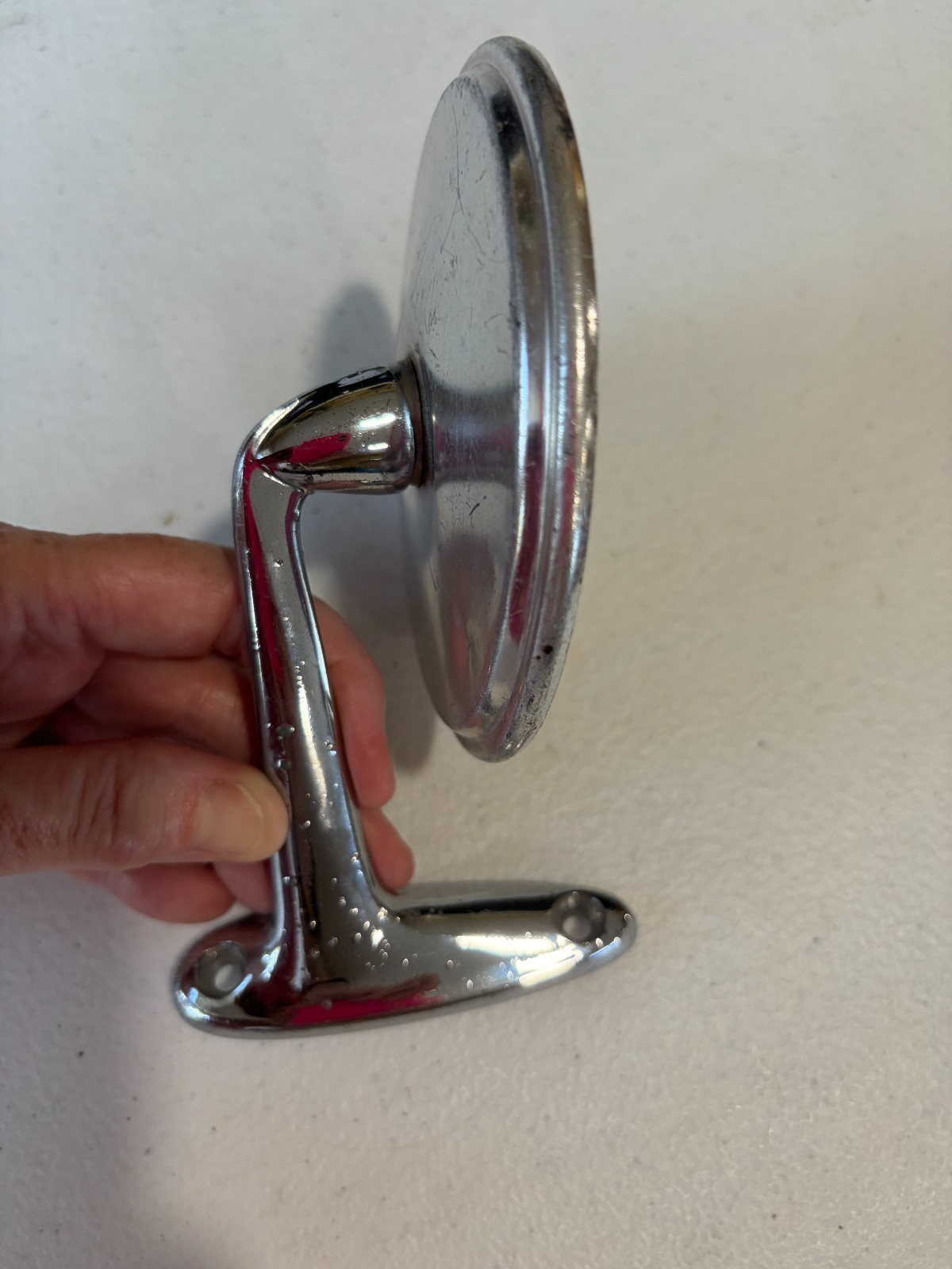 OEM Vintage 1968-1972 Opel Kadett B GT Chrome Side View Door Mirror 2895031
