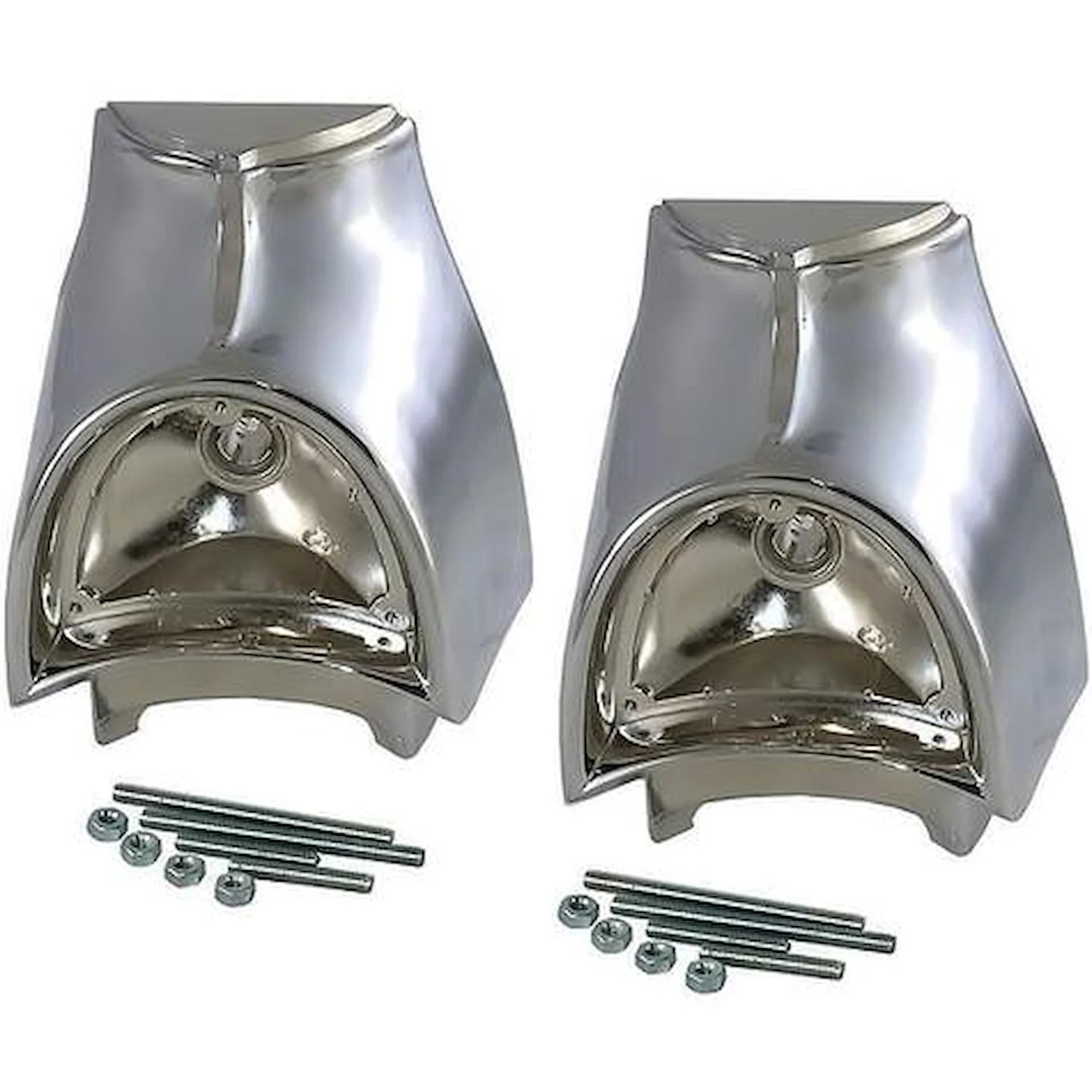 OER TF400196 Tail Lamp Housings for 1957 Chevrolet Bel Air, 150, 210, Nomad