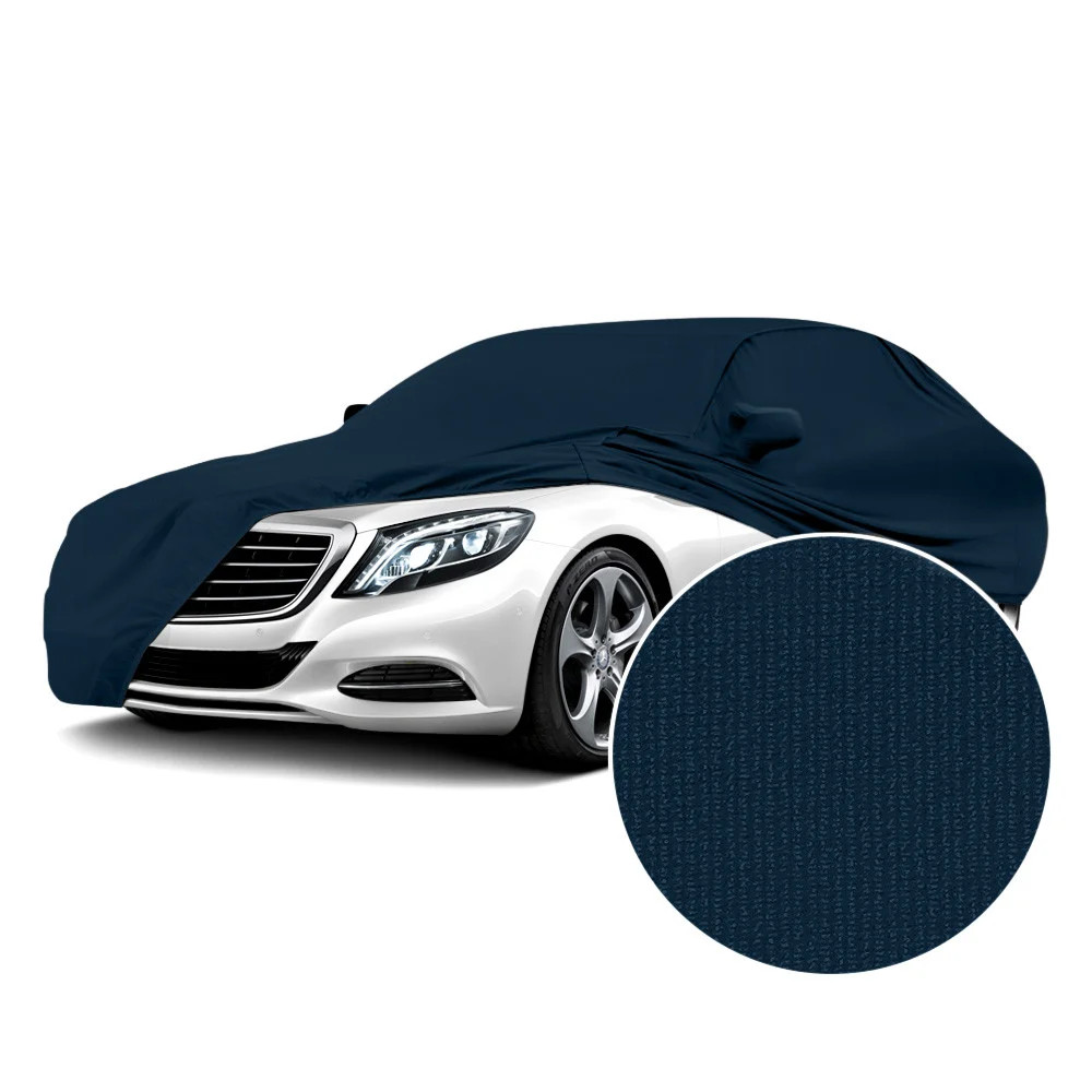 For Ford Pinto 74-80 Coverking Satin Stretch Indoor Navy Blue Custom Car Cover
