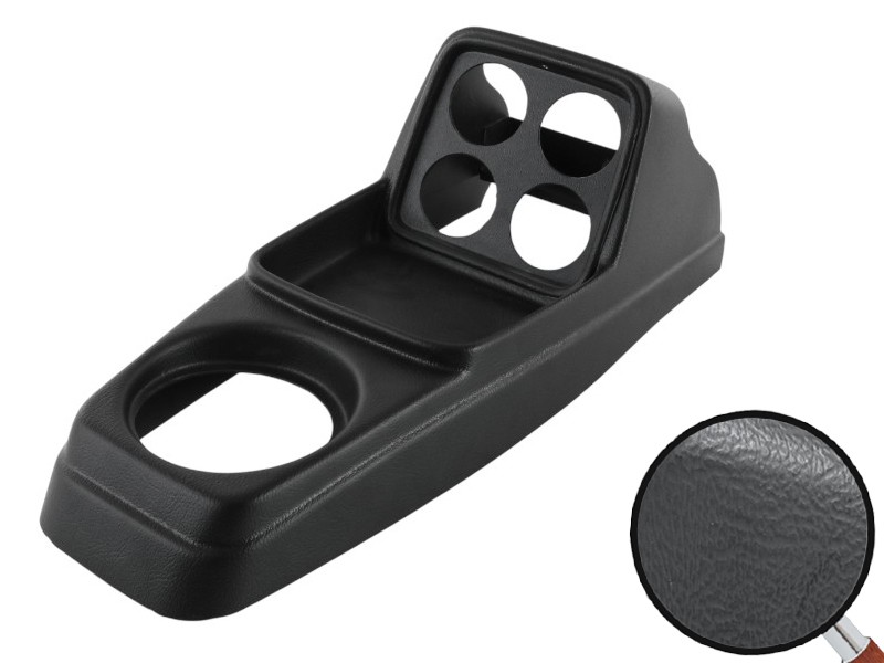 ABS center console Opel Kadett C SR for 4 round instruments leather grain