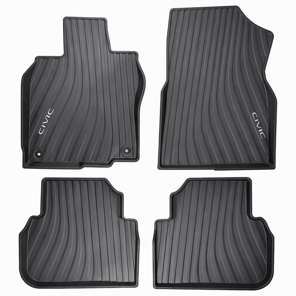2022-2026 Genuine OEM Honda Civic 4-Piece All-Season Floor Mats 08P17-T20-110