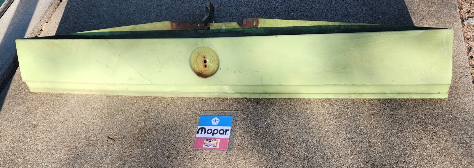 1971 1972 Plymouth GTX Satellite Road Runner front header panel in spring green