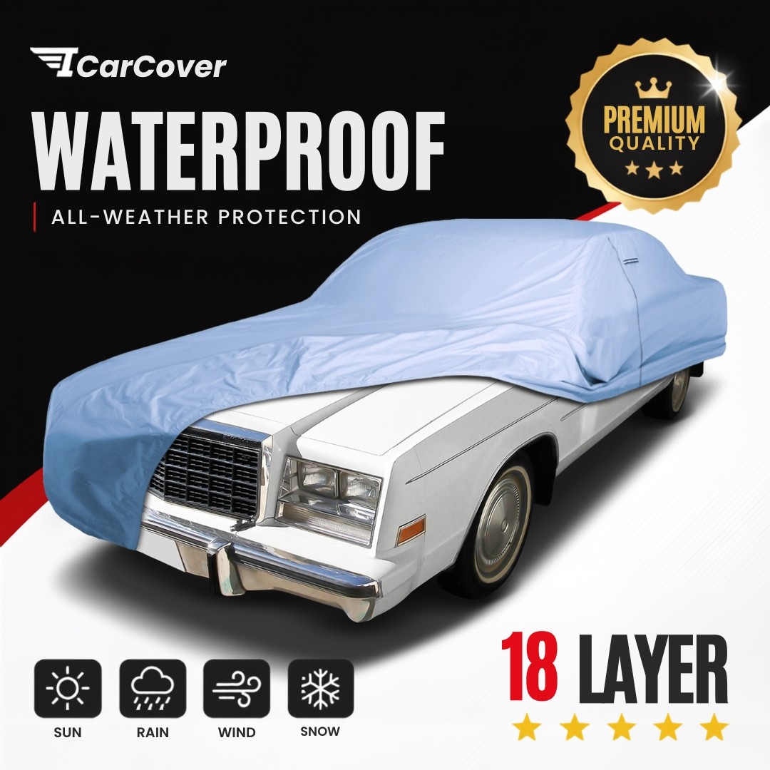Plymouth Gran Fury 1980-1981 Custom Fit Waterproof Car Cover 18 Layer