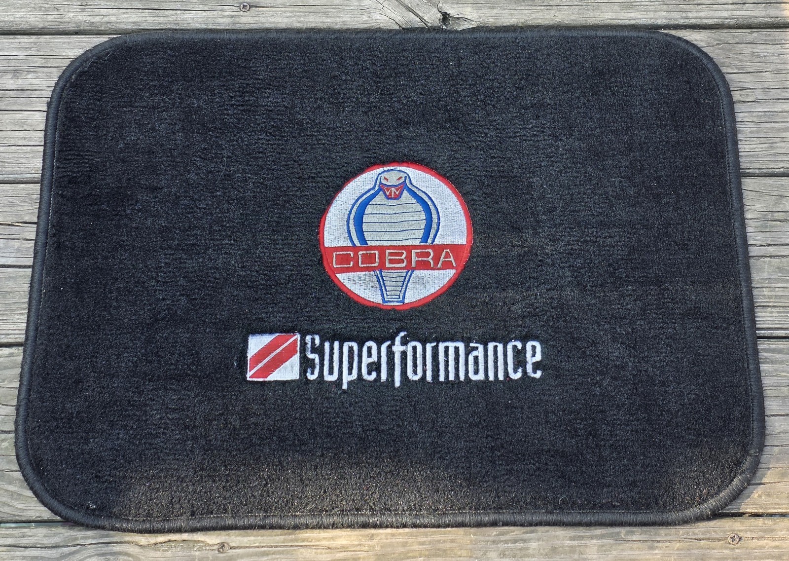 Cobra Superformance Sports Car Floor Mat Black Carpet 