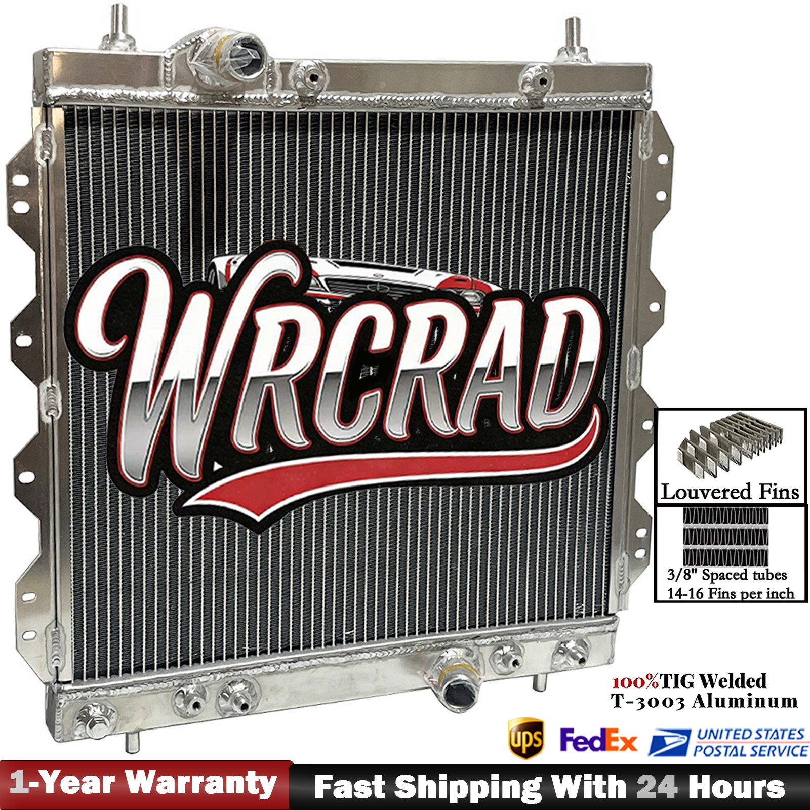 Aluminum Radiator For Chrysler PT Cruiser LX GT 2.4L L4 AT 2001-2010 2009 2008