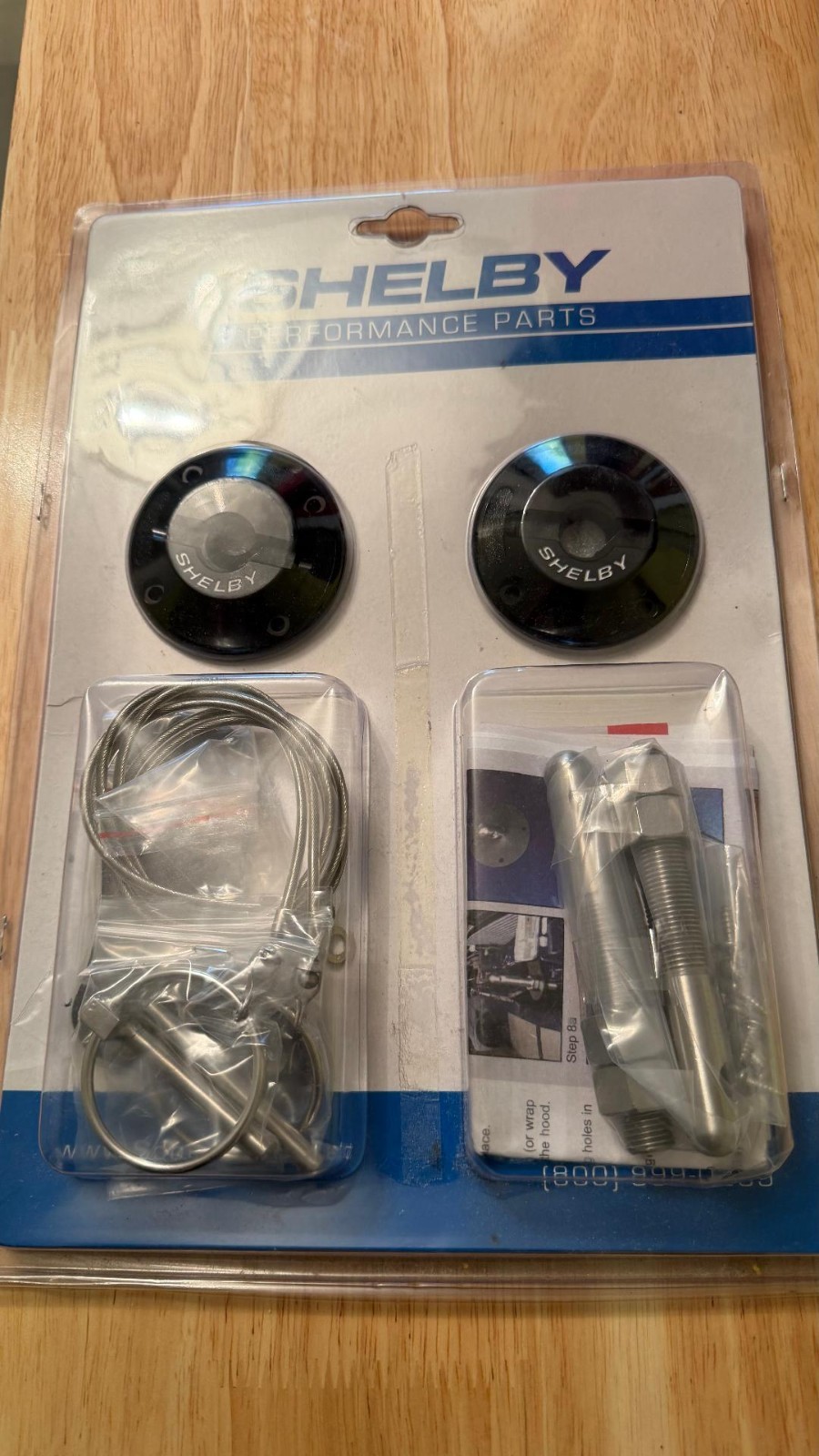 Drake Shelby GT Hood Pin Kit Ford Mustang GT500 Cobra 2005-2014 NOS