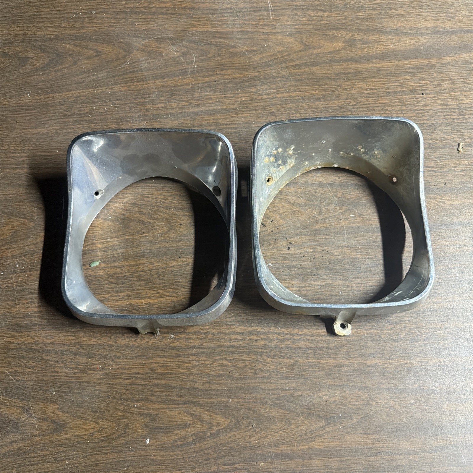 1968 PONTIAC BEAUMONT HEADLIGHT BEZEL 2X