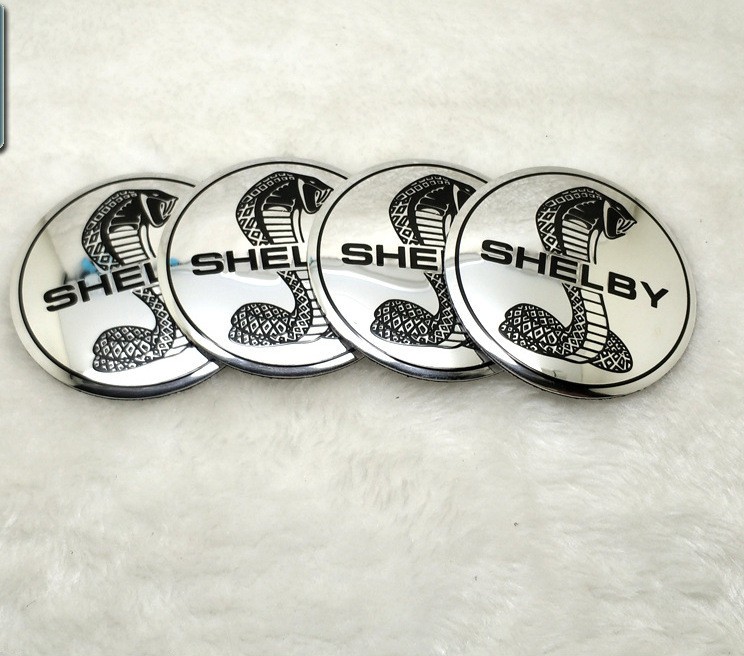 4 Ford Mustang Shelby Cobra Snake Emblems Badge Decal Stickers 2.22