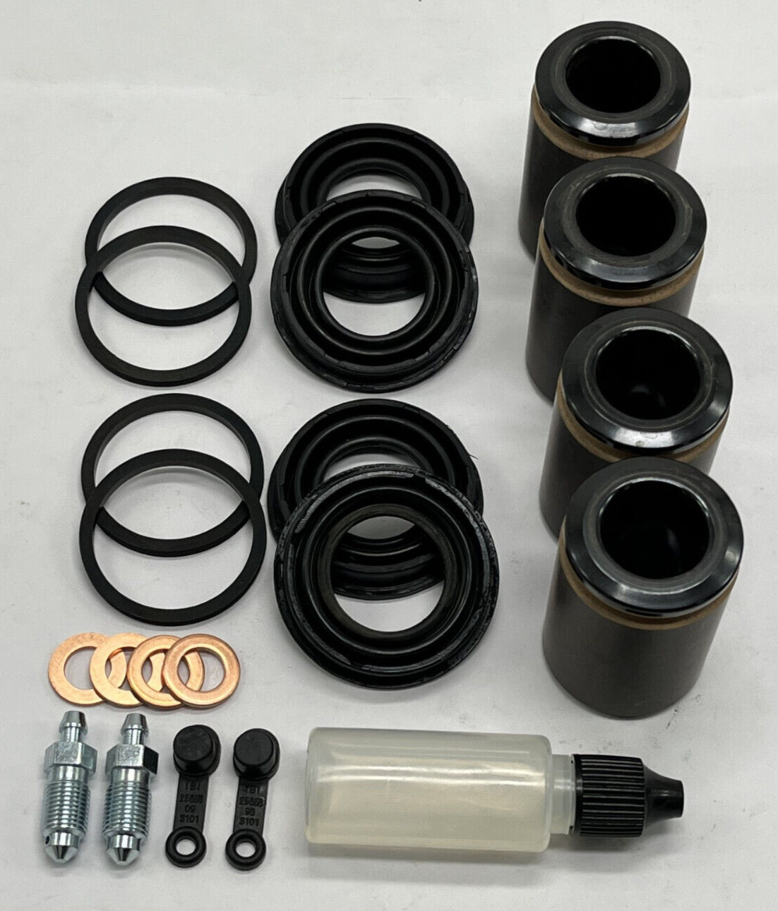 Fits: Dodge Ram SRT-10 Rear brake caliper rebuild kit w/ pistons (x2)