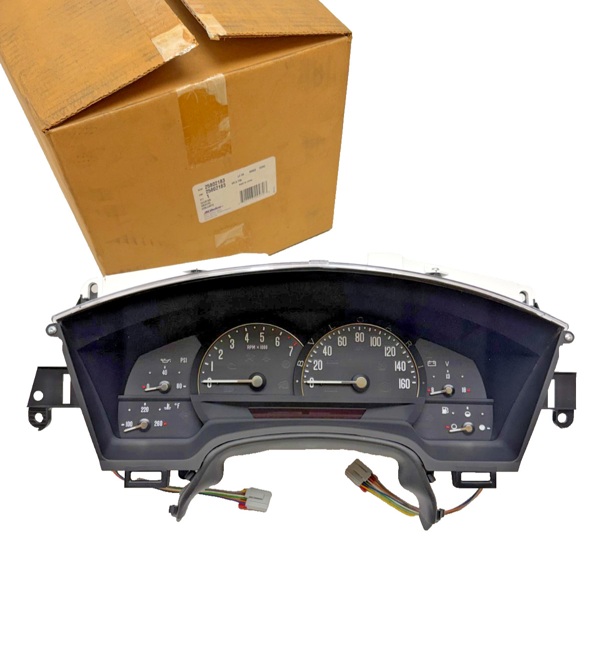 OEM 2006-2008 Cadillac XLR Speedometer Cluster 25802183