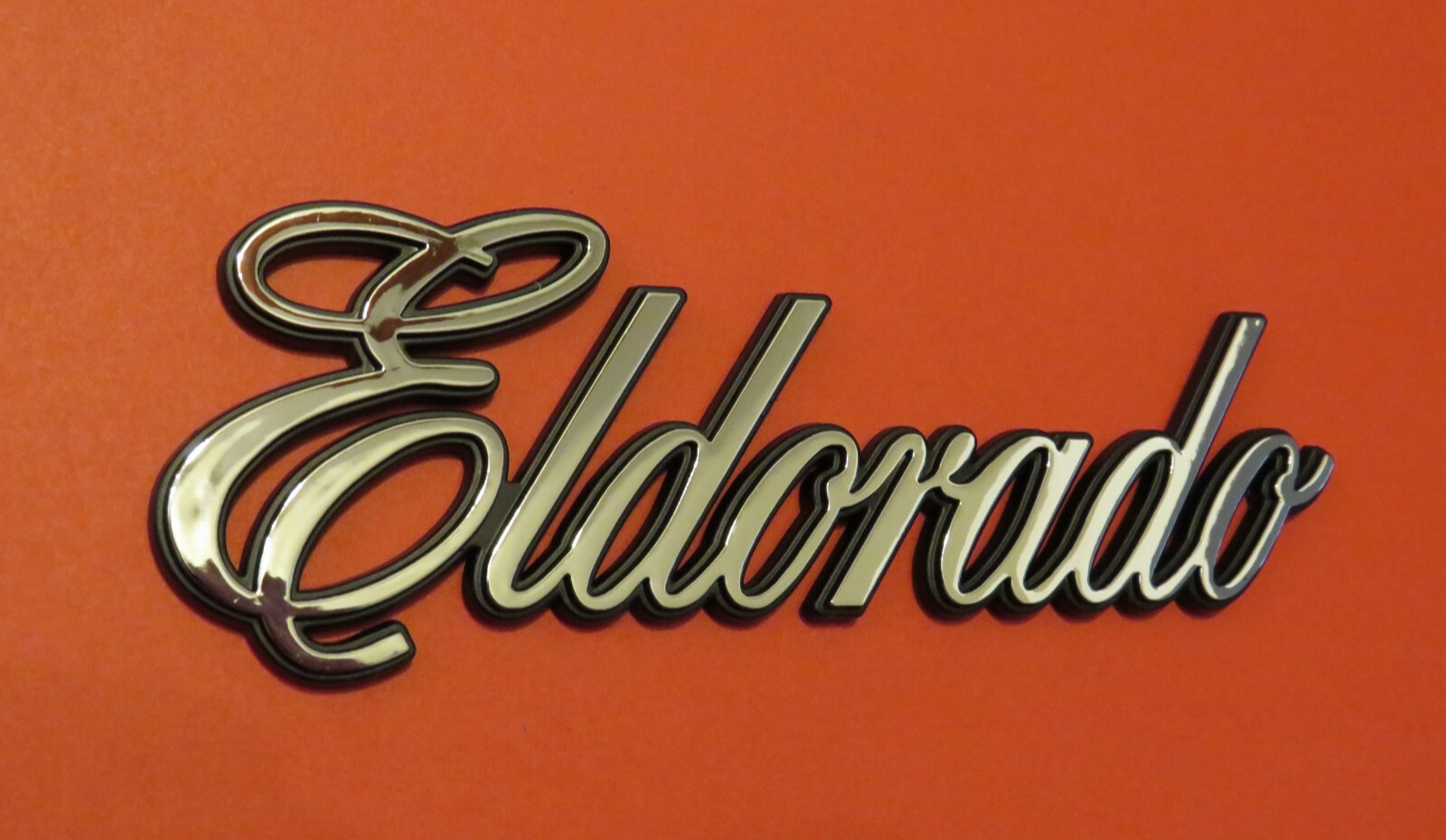 New 79-80-81-82-83-84-85 Cadillac Eldorado Trunk Lid Emblem-Black outline