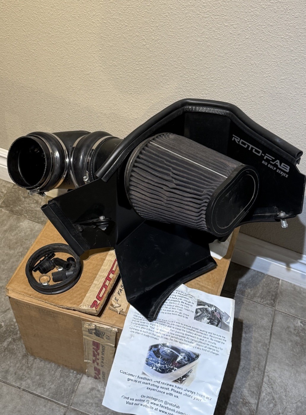 2016+ CADILLAC CTS-V BIG GULP ROTO-FAB INTAKE