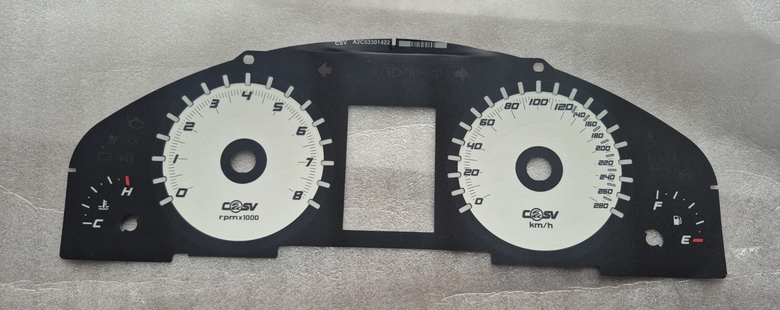 VE Holden Commodore CSV White Face Dial Fascia similar to HSV