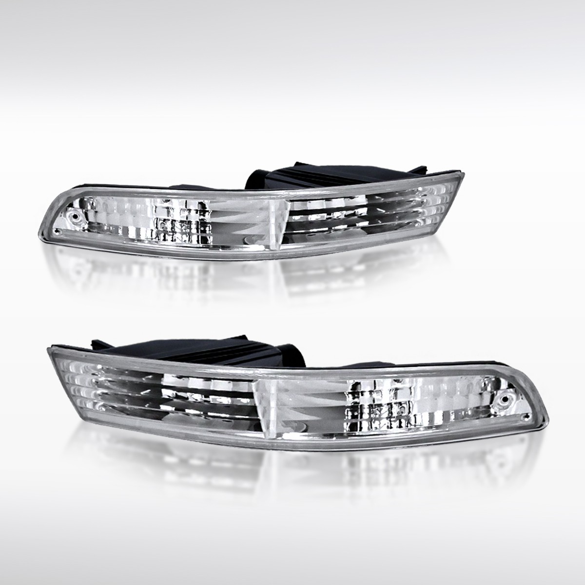 Fit 1994-1997 Acura Integra Front Bumper Lights Parking Signal Lamps Left+Right