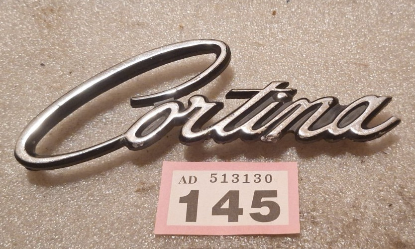 FORD CORTINA MK3 SCRIPT BADGE