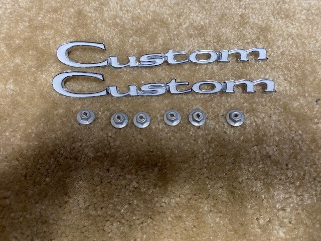 67 68 69 Pontiac Beaumont Canso Acadian CUSTOM Emblems  1967 1968 1969