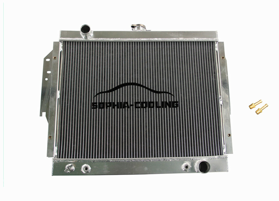 Aluminum Radiator Fit 79-93 Dodge D/W 100/150/250/350 Ramcharger 5.2/5.9L 2 Row