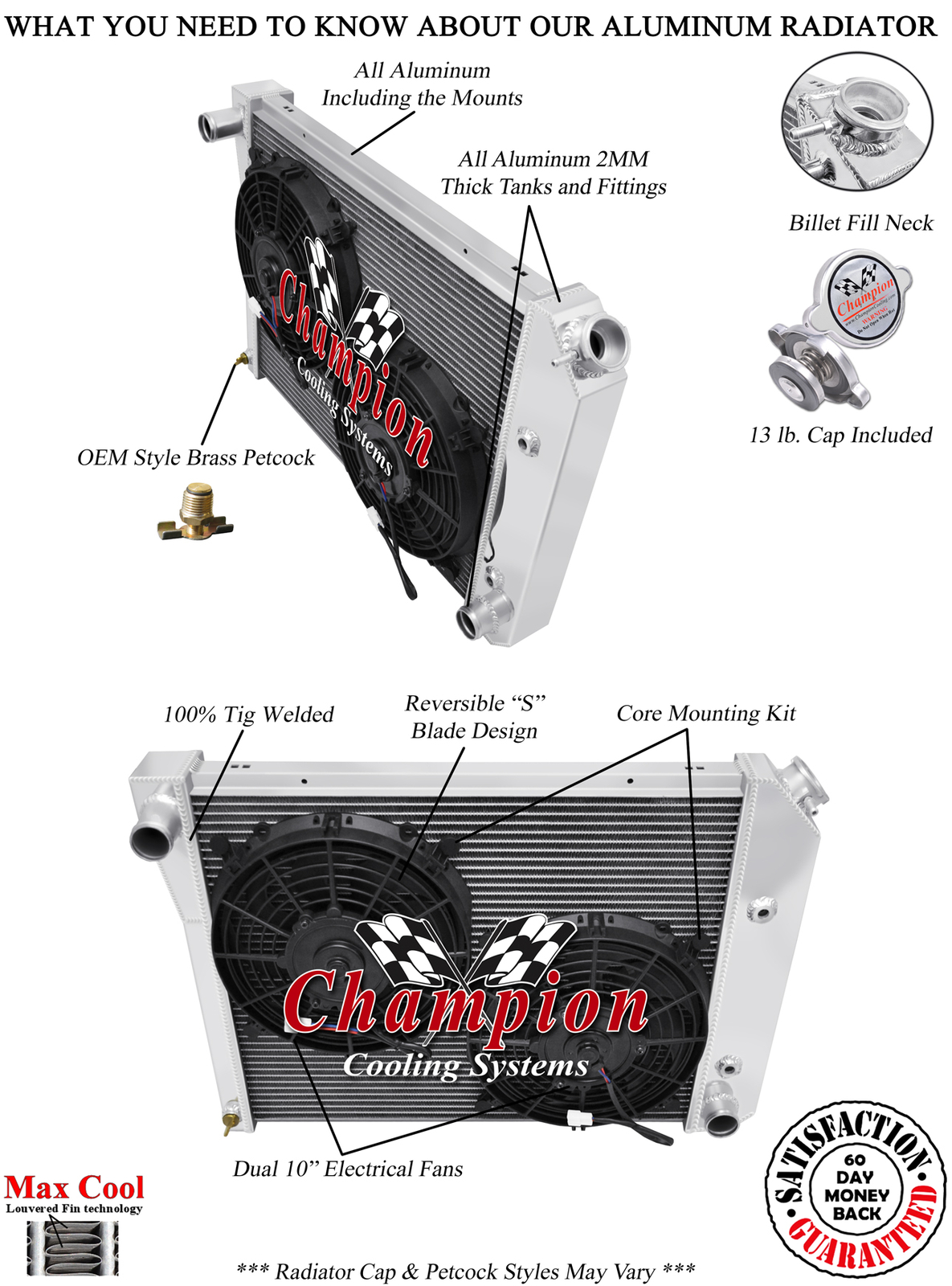 KR Champion 2 Row Radiator 20