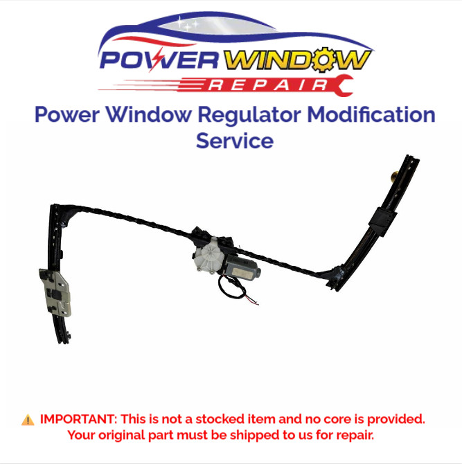 Plymouth Chrysler Prowler Window Regulator Modification & Rebuild Service