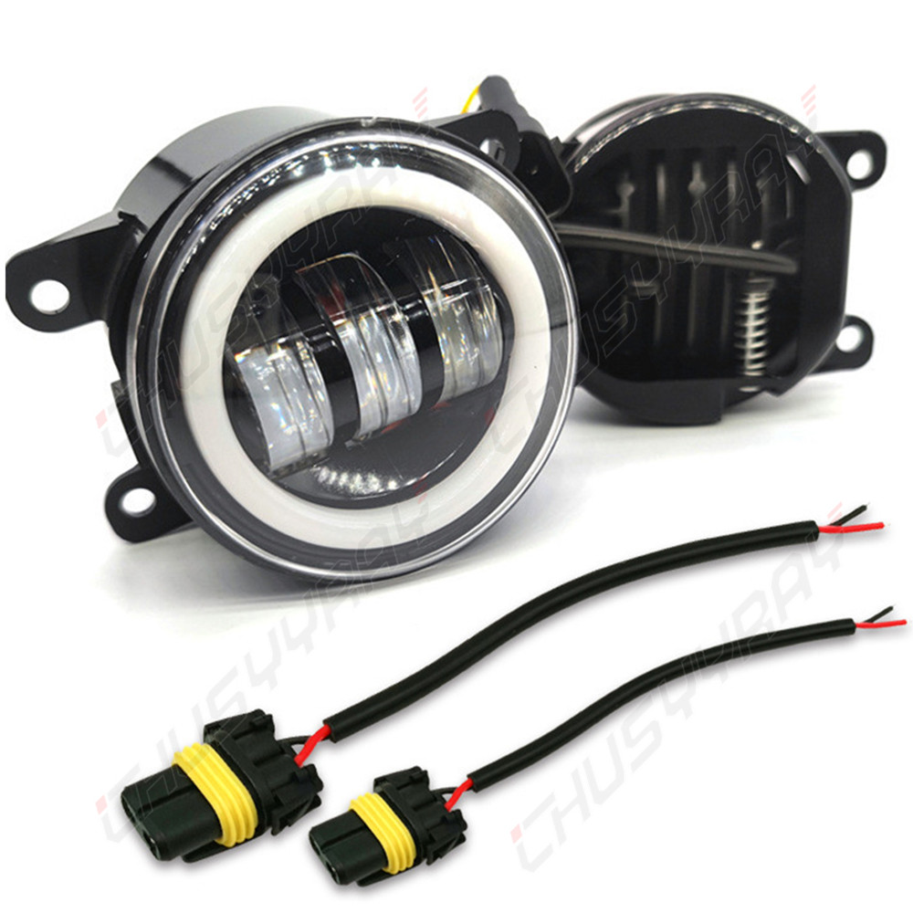 For 2008-2009 Dodge Caliber SRT-4 Model Front Bumper Clear Fog Lights Lamp Set