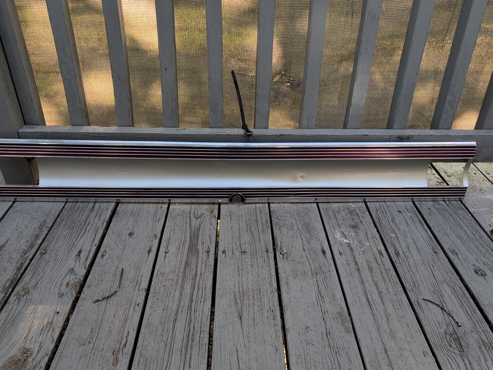 mn1461 plymouth gtx truck trim finish panel