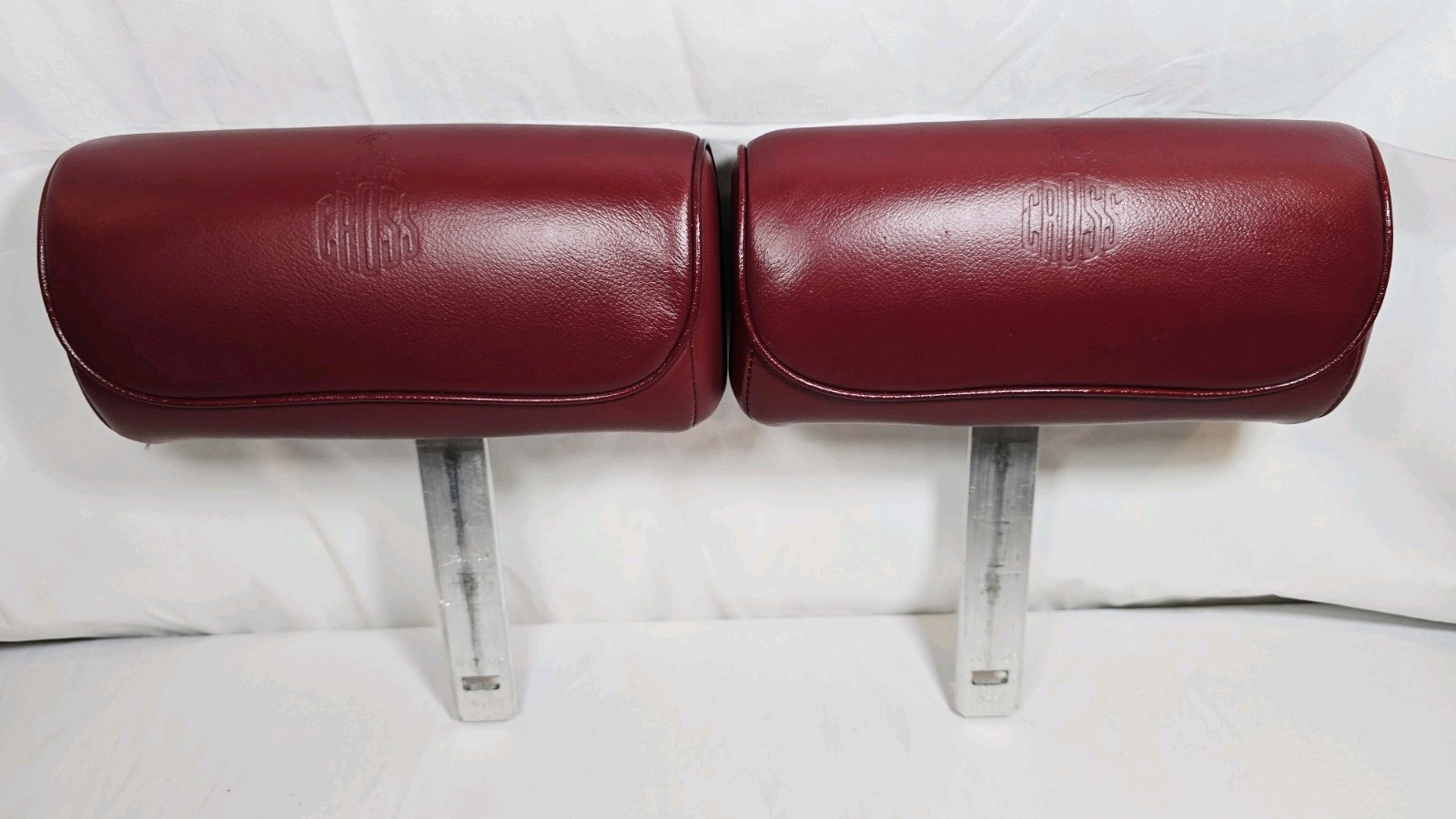 Lincoln Continental MARK CROSS Red Leather Headrests