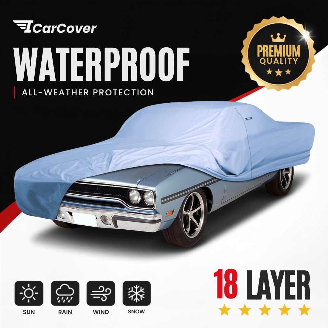 Plymouth Satellite 2/4-Door1965-1970 Custom Fit Waterproof Car Cover 18 Layer