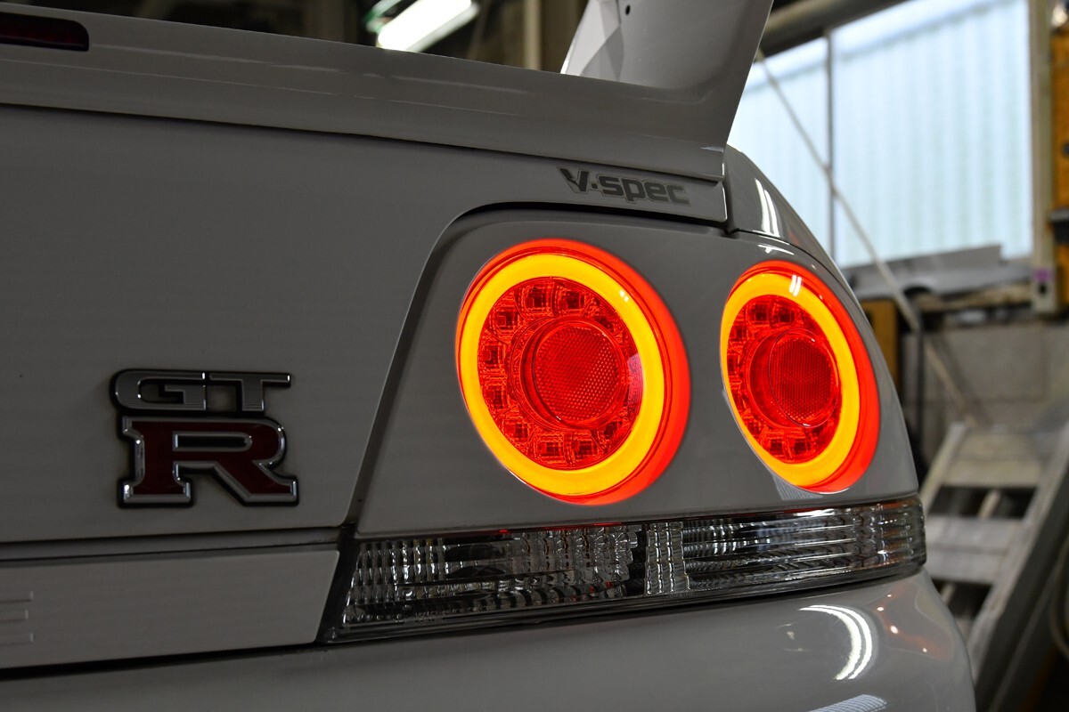 78 Works Fiber Ring LED Taillights for 93-98 Nissan Skyline R33 GTR GTS25T GTST