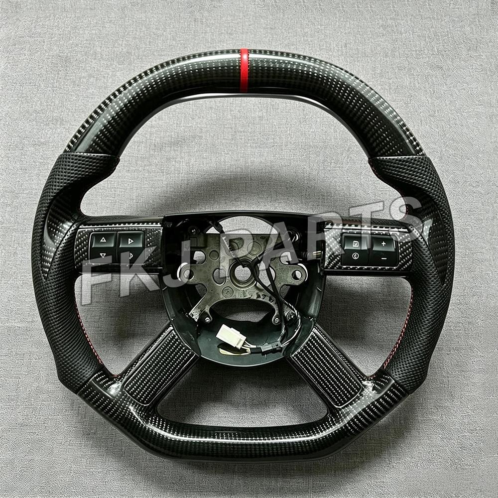 REAL CARBON FIBER Steering Wheel FOR 2010 Dodge Challenger SRT8 Chrysler*